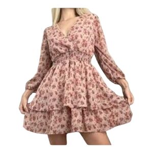 Floral Long Sleeve Dress